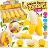 Jucărie Squishy Banană cu Gel, Moale și Elastică, Antistres, 13 cm