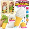 Jucărie Squishy Înghețată XXL cu Gel, Moale și Elastică, Antistres, 25 cm, Diverse Culori