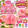 Jucărie Squishy Jumbo Peach, Piersică Parfumată, Moale și Elastică, Antistres, 15 cm