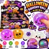 Jucărie Squishy Halloween cu Bile și Sclipici, Moale și Antistres, 8,5 cm, Diverse Modele