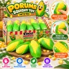 Jucărie Squishy Porumb, Antistres Slow Rising, Moale și Elastică, Design Realist, Culori Diverse