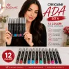 Creioane dermatograf ADA Set A, 12 bucăți asortate, pentru buze și ochi
