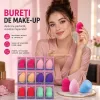 Set 12 Bureți de Machiaj - 3 Forme Diferite