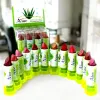 Ruj solid cu Aloe Vera - Hidratare + culoare într-un singur produs Set de 12 bucăți
