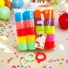 En-gros Elastic spirală din silicon colorat - model antitracțiune (100 buc/set, preț/bucată) - vânzare en-gros pentru revânzare