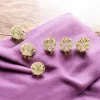 Set 12 clești de păr metalici cu pietre transparente G231