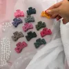 En-gros Clești de păr din silicon cod D181 set 12 bucăți model fundita impletita culori mate - vânzare en-gros pentru revânzare