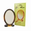 En-gros Oglinda cosmetica maro foarte mare cu suport 21×15 cm model oval cu doua fete - vânzare en-gros pentru revânzare
