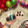 En-gros Set clestisori negri păr 36 bucăți in cutie rotunda diverse modele - vânzare en-gros pentru revânzare