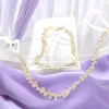 En-gros Coroniță Modelatoare cu Design Elegant - Accesoriu Păr cu Sârmă Maleabilă și Detalii Aurii - vânzare en-gros pentru revânzare