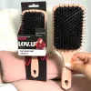 Perie de păr detangling addict LOV.U cu dinți dubli - soluția profesională pentru descâlcirea rapidă, fără ruperea sau electrizarea firelor