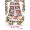 Mărțișor broșă cu pietre și buburuză 12 buc set elegant cadou 1 Martie