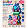 Ghiozdan copii H656 35x29x11 cm cu imprimeu 3D și penar