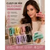 Clești de păr siliconați mărime mare 12 buc/set