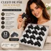 En-gros Clești de păr siliconați negri G448 - set 12 bucăți - vânzare en-gros pentru revânzare