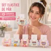 Set 24 Elastice de Păr Decorative - 12 Cartonașe