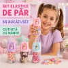 En-gros Set 50 Elastice de Păr Colorate în Cutiuță cu Mâner - vânzare en-gros pentru revânzare