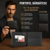 Portofel bărbătesc 12 x 10 cm - 2 culori