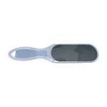 Pilă profesională pentru călcâie ONE albă cu suprafață abrazivă și mâner ergonomic