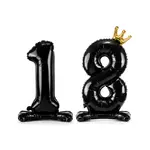 Balon din folie in picioare Numar ”18”, 84 cm CON-20