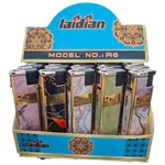 Set 50 Brichete Antivânt "Electronic Lighter", Design Marmorat, Reîncărcabile, Corp Plastic și Metal