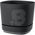Ghiveci din Plastic pentru Flori FLORA, Capacitate 4,6 L, Formă Pătrată
