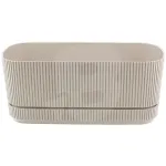 Jardinieră din Plastic pentru Flori FLORA, Capacitate 3 L, Formă Ovală