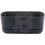 Jardinieră din Plastic pentru Flori FLORA, Capacitate 1,5 L, Formă Ovală