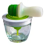Dip & Go Chef Tasting Set – Recipient cu Pensulă din Silicon pentru Sosuri și Ulei