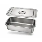 Tavă Gastronorm GN, capac inclus, inox, 39.5 x 29.5 x 10 cm, Uz Profesional HoReCa