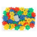 Set Joc de Construcție Interactiv tip Fulgi de Zăpadă, Multicolor, Model Creativ pentru Copii