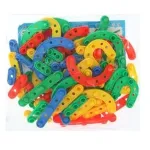 Set Joc de Construcție Interactiv tip Potcoave, Multicolor, Joc Educativ pentru Creativitate