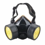 Mască de Protecție Respiratorie Semi-Facială FS-11296, Anti-Praf și Vapori, cu 2 Filtre de Carbon Activ RC203