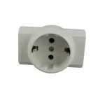 Triplu Ștecher Mixt Euro + Schuko B-223/B-035