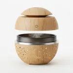 Difuzor de Arome Levitant cu Design din Lemn