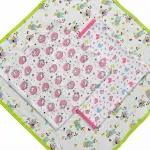 Set 5 Pături din Bumbac Dublu cu Imprimeuri pentru Copii 80x80 cm