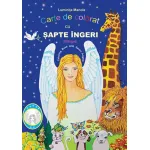 Carte de Colorat cu Șapte Îngeri, Format A5, 16 Pagini, Bilingvă Română-Engleză, Albastră - Luminița Manole