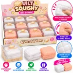 Jucărie Squishy Crunchy Păturică, Antistres Moale cu Efect Crocant, Slow Rising, Modele și Culori Diverse
