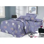 En-gros Lenjerie de pat finet 4 piese - frunze pe fond lavandă 200 x 230 cm - vânzare en-gros pentru revânzare
