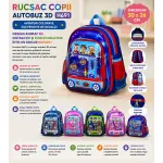 Rucsac copii autobuz 3D H691 30×26 cm