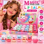 Balsam de Buze Animăluțe Magic Your Life Lip Balm LS115 - Set 24 Bucăți