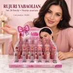 Rujuri Solid de Buze Yabaolian Y0200 Nuanțe Asortate - Set 24 Bucăți