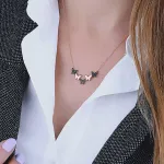 En-gros Colier Fluture din Argint 925 Placat cu Aur Roz - vânzare en-gros pentru revânzare