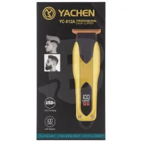 Mașină de tuns profesională YACHEN YC-012A cu lamă T, afișaj LED și încărcare USB