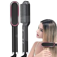 Pieptene ionic cu încălzire rapidă pentru îndreptat părul