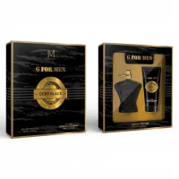 Casetă Cadou Bărbați G FOR MEN DEEP BLACK (Parfum 50 ml + Gel de Duș 50 ml)