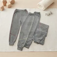Set 4 Mărimi Pantaloni Trening Copii din Bumbac Color Mărimi 26-32