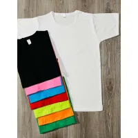 En-gros Set 5 Tricouri Adulți Mânecă Scurtă, Bumbac Color, Mărimi 46-54 - vânzare en-gros pentru revânzare