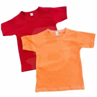 Set 4 Bucăți Tricou Copii din Bumbac 100% Diverse Culori Mărimi 26-32