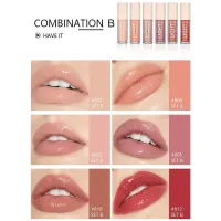 Handaiyan - Set Rujuri Lichide Lucioase - Combination B (Set B) 1015 B